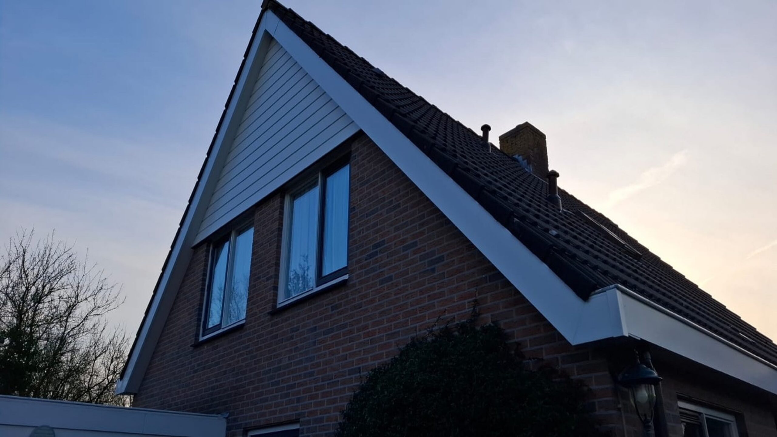 Kunststof kozijnen bij een woning in Friesland